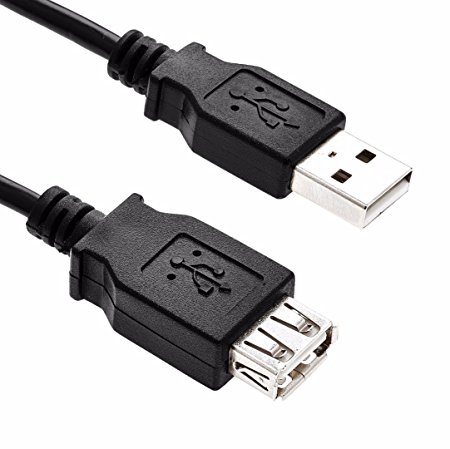 GizzmoHeaven 5M USB 2.0 Extension Cable A Male to A Female Premium Quality High Speed Data Transfer Extender Cable Lead – 5 Metre