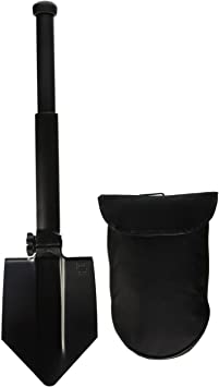 Glock Entrenching Tool with Saw and Pouch, Black,