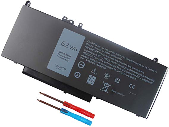 6MT4T Battery for Dell Latitude E5570 E5470 7V69Y TXF9M 79VRK 07V69Y 7.6V 62WH - 12 Months Warranty