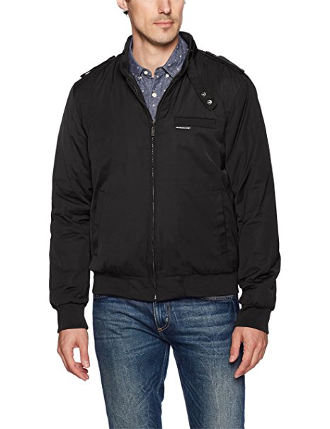 Members Only Men's Cold Weather Original Iconic Racer Jacket