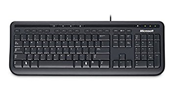 Microsoft Wired Keyboard 600, UK Layout - Black