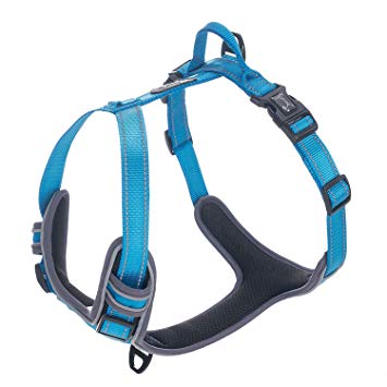 Pettom Reflective No Pull Dog Harness Adjustable Pet Nylon Vest Comfort Harness for Dogs Outdoor Walking