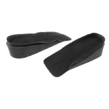 Black Height Increase Lift Foam Shoes Taller Insole Insert Pad Pair