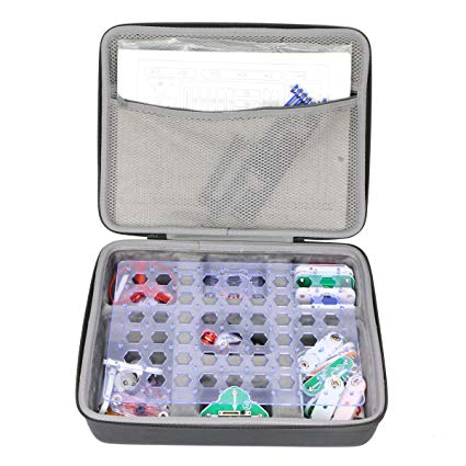 Co2Crea Hard Travel Case for Snap Circuits SC-100 SC-300 Electronics Discovery Kit