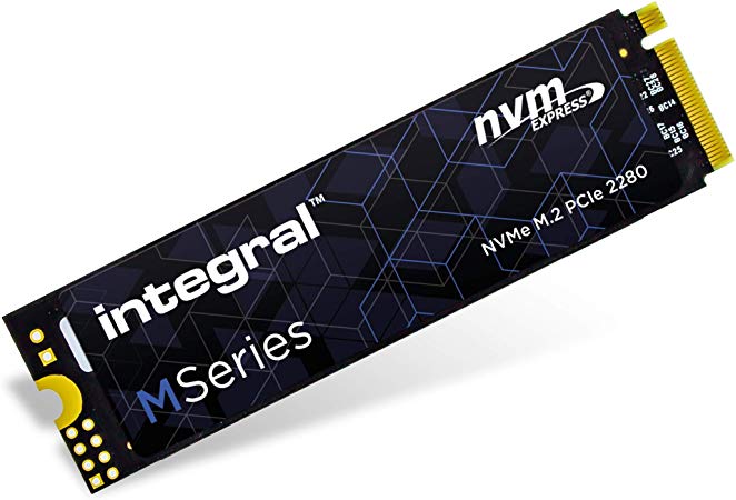 Integral M Series 256GB NVMe M.2 Internal SSD, Up To 2000MB/s Read 1200MB/s Write - For Gaming and Graphics/Video Editing