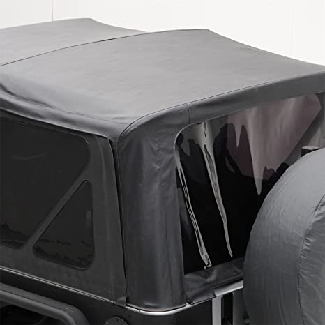 Smittybilt 9075235 Black Diamond Replacement Top with Tinted Side Windows for Jeep JK 2-Door