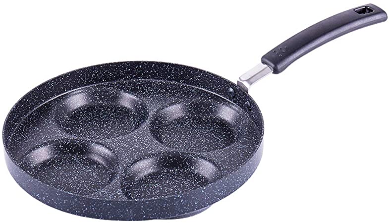 Fasmov 4-Cup Egg Frying Pan Non Stick Swedish Pancake, Plett, Crepe, Multi Egg Frying Pan, Aluminum