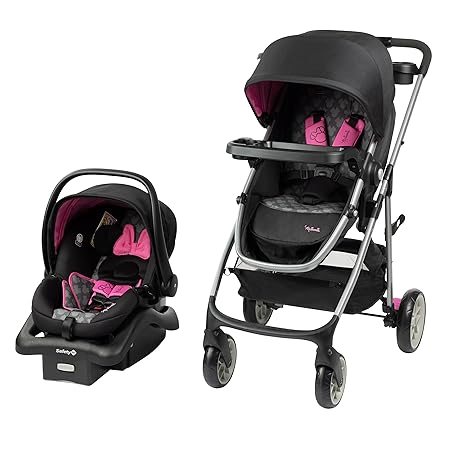 Disney Baby Minnie Mouse Grow and Go Modular Travel System, Simply Minnie