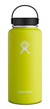 Hydro Flask Double Wall Vacuum Insulated Stainless Steel Leak Proof Sports Water Bottle, Wide Mouth with BPA Free Flex Cap