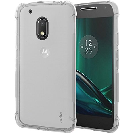 Moto G4 Play Case, OUBA [Anti-Scratches] Shock Absorbent Convex Slim TPU Flexible Soft Silicone Protective Case Cover for Motorola Moto G4 Play - Clear