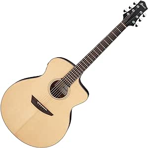 Ibanez PA300E 6-String Acoustic Electric Guitar (Right Hand, Natural Satin)