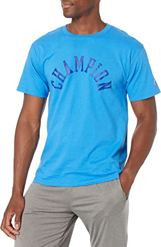 Champion mens T-shirt, Men's Crewneck Cotton Tee, Men's Mid-weight T-shirt, Fashion Tee