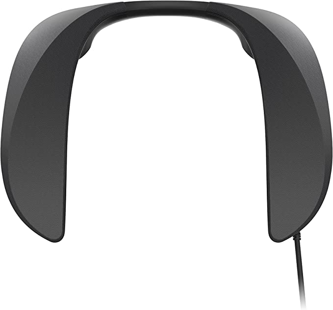 Panasonic SoundSlayer Wearable Gaming Speaker Developed with Final Fantasy XIV Online, Lightweight Neck Speaker with Built-in Microphone and Dimensional Sound - SC-GN01 (Black)