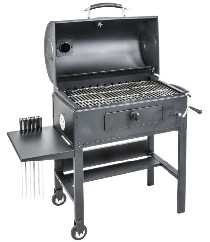 Blackstone Charcoal Grill, Barbecue, Smoker,  With Automatic Rotisserie, Blackstone 3-in-1 Kabob