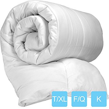 Premium Box Stitched All Season Down Alternative Twin / Twin Extra Long Comforter Duvet Insert - (Twin / Twin XL, White)