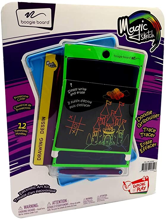 Magic Sketch Boogie Board Jot 8.5 LCD Writing Tablet-12 templates, on e Stylus  one Protective Cover