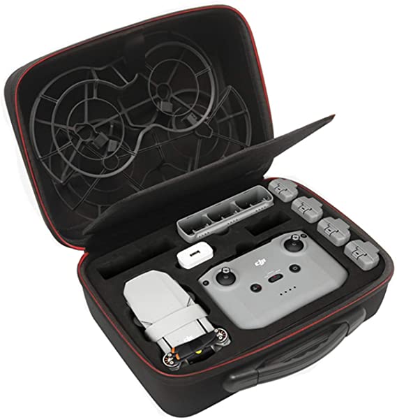 Carrying Case for DJI Mini 2 -Waterproof Hard-Shell Portable Travel Case Fit for DJI Mini 2 Quad-Copter Drone, 4X Batteries, Remote Controller, Charging Hub, Propellers and Other Accessories