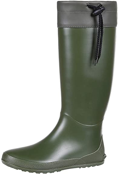 Women's Packable Tall Rain Boots - NOT for Wide Calf - Ultra Lightweight Flat Wellies