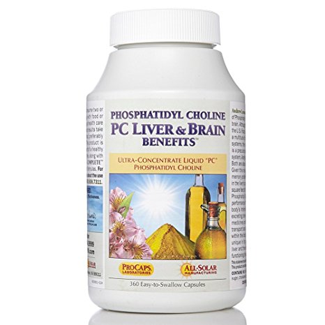 Phosphatidyl Choline Liver & Brain Benefits 360 Capsules