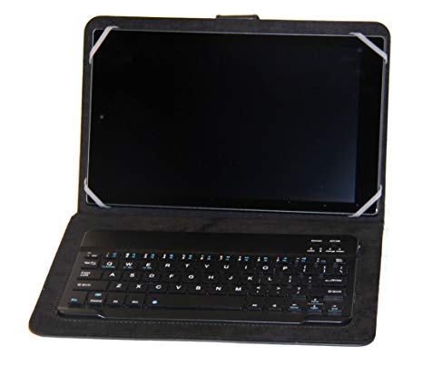 Polaroid Universal Keyboard Folio Slim and Light Weight Protective Case For Most 9"-10" Tablets