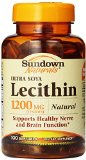 Sundown Naturals Soya Lecithin Softgels 1200 mg 100 Count