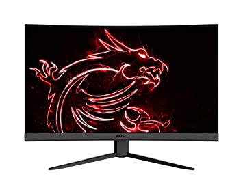 MSI Optix G27CQ4 68.58 cm (27 inch) WQHD 2560 x 1440 1ms (MPRT) 165 Hz HDMI DisplayPort AMD FreeSync Curved Gaming Monitor