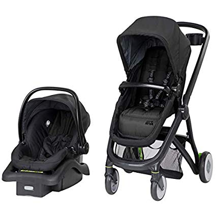 Safety 1st Riva 6-in-1 Flex Modular Travel System with Onboard 35 FLX Infant Car Seat and Base, Grey Canyon