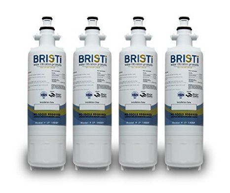Kenmore 46-9690, 9690, WSL-3, LG: LT700P, ADQ36006101 Compatible Water Filter Replacement (4 Pack) by Bristi
