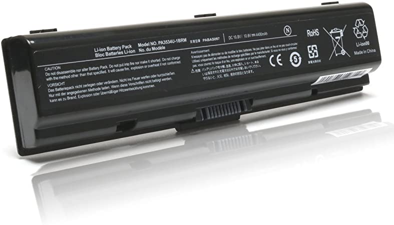 DJW 10.8V 48Wh Laptop PA3727U-1BRS Battery for Toshiba Satellite PA3533U-1BRS PA3535U-1BRS PABAS174 PABAS098 PA3534-1BRS PABAS097,Fits for Toshiba A350 L300 A200 M200 L555 L550 L500