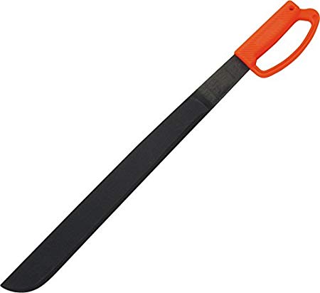 Ontario Knife Company 8521 Ontario Orange D-Handle Heavy Duty Machete 22-1/2" Fixed Blade Plain Edge