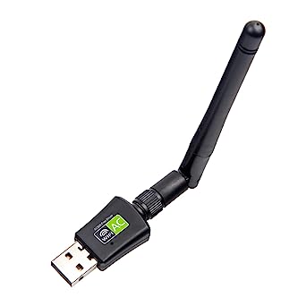 Free Driver USB WiFi Adapter for PC, AC600M USB Wi-fi Dongle 802.11ac Wireless Network Adapter with Dual Band 2.4GHz/5Ghz High Gain 2dbi Antenna for Desktop Laptop Support Windows 10/8/7/XP