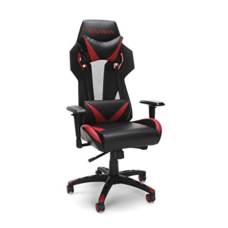 RESPAWN-205 Racing Style Gaming Chair -  Ergonomic Performance Mesh Back Chair, Office or Gaming Chair (RSP-205-RED)