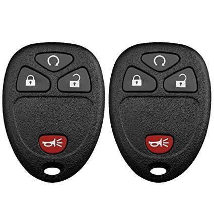 KEYO1E Keyless Entry Remote Control Car Key Fob for Buick Cadillac Chevrolet GMC Pontiac Saturn Suzuki 15913421 OUC60270 (2 Yr Warranty) of 2
