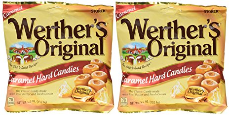 Werthers Original, Hard Candies - 5.5 Oz Bags (Pack of 2)