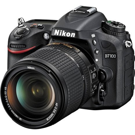 Nikon D7100 24.1 MP DX-Format CMOS Digital SLR Camera Bundle with 18-140mm and 55-300mm VR NIKKOR Zoom Lens (Black)