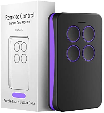 Refoss Garage Door Remote, Purple Learn Button Compatible ONLY with Chamberlain 950D 953D 956D, LiftMaster 370LM 371LM 372LM 373LM, Craftsman 139.53753 Remote Security  315MHz