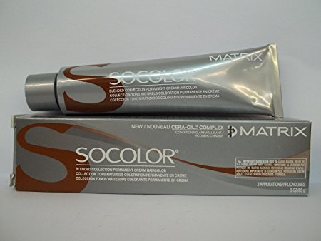 Matrix Socolor Blended Collection Permanent Cream Haircolor 3oz 85g (5BC MEDIUM BROWN BROWN COPPER)