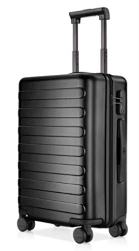 NINETYGO 28 Inch 100% Polycarbonate Hardside Large Luggage Hardshell Suitcase With TSA Approved Lock for Business & Travel, 360° Rolling Spinner Wheels, Black