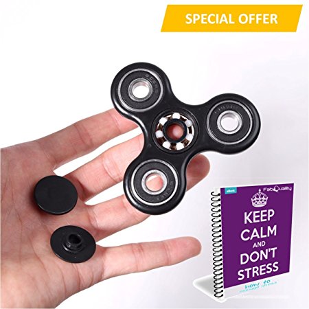 Prime Fidget Spinner Anxiety AttentionToy Toy With BONUS eBook Included - Perfect For ADD, ADHD Relieves Stress, Autism And Anxiety And Relax for Children and Adults
