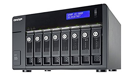 QNAP UX-800P 8-bay Storage Expansion Enclosure, Desktop, SATA 6Gbps, USB 3.0