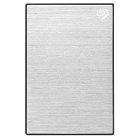 Seagate Backup Plus Slim 2 TB External HDD – USB 3.0 for Windows and Mac, 3 yr Data Recovery Services, Portable Hard Drive – Silver with 4 Months Adobe CC Photography (STHN2000401)