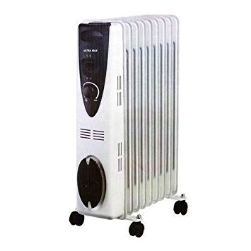 Portable 9 Fin 2000w Electric OIL FILLED RADIATOR Heater With Thermostat Control