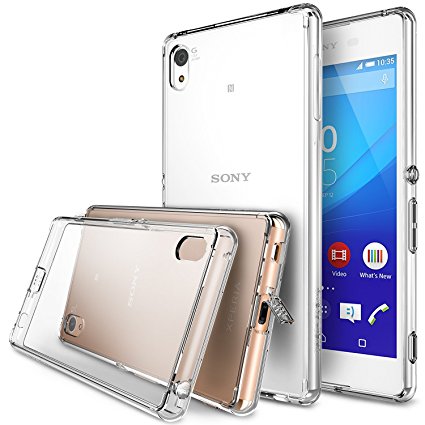 Xperia Z3  Case - Ringke FUSION ***All New Dust Cap & Drop Protection*** [Free Screen Protector&Back Film][CRYSTAL VIEW] Premium Crystal Clear Back Shock Absorption Bumper Hard Case for Sony Xperia Z3  / Z3 Plus (Not for Z3 / Z3 Compact / Z3 Dual / Z3v / Z3 Tablet) - Eco/DIY Package