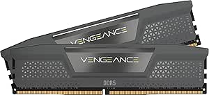 CORSAIR Vengeance DDR5 RAM 32GB (2x16GB) 6000MHz CL28 AMD Expo Intel XMP iCUE Compatible Computer Memory – Gray (CMK32GX5M2B6000Z28)