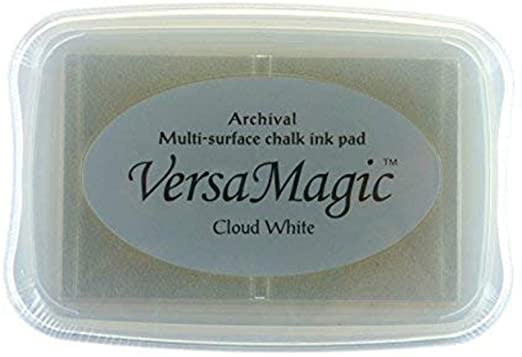Tsukineko Full-Size VersaMagic Chalk-Finish, Cloud White