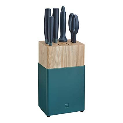 ZWILLING Now S 6-pc Knife Block Set - Blueberry Blue