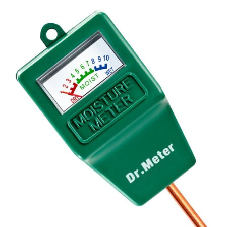 DrMeter Moisture Sensor Meter Soil Water Monitor Hydrometer for Gardening Farming IndoorOutdoor Use