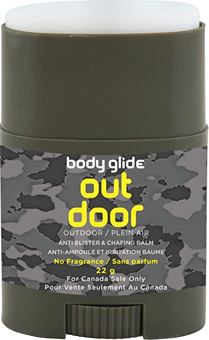 Body Glide Outdoor Anti Chafe Balm (for Canadian Sale Only), Black Camo