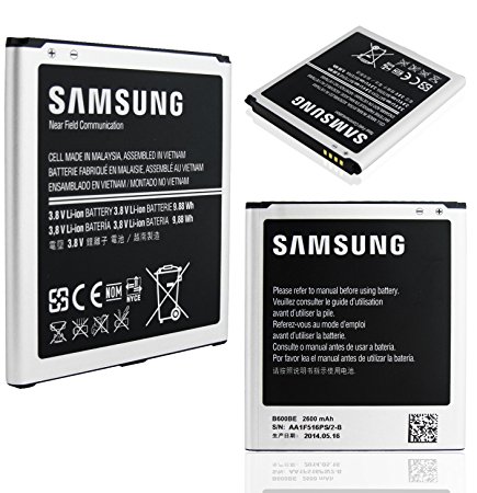 Samsung B600BE 2600 mAh Original Battery with NFC for Galaxy S4 i9500/i9505 (Bulk Packaging)