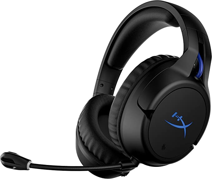 HyperX Cloud Flight – Wireless Gaming Headset for PS5 and PS4, Up to 30-hour battery, Memory foam ear cushions and premium leatherette, Noise-Cancelling Microphone with LED mic mute